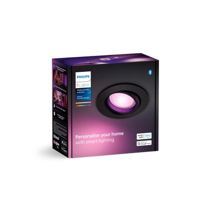 Philips - LED RGBW Lámpara empotrable regulable Hue CENTURA 1xGU10/4,2W/230V 2000-6500K