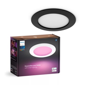 Philips - LED RGBW Lámpara empotrable regulable para el baño Hue SLIM LED/12W/230V IP44 2200-6500K
