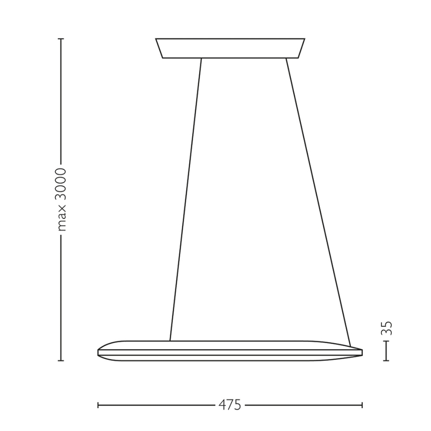 Philips Lirio 40756/93/LI - Lámpara LED colgante ECLIPTIC 12xLED/2,5W