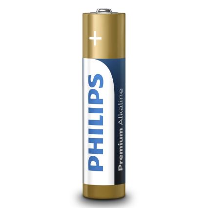 Philips LR03M4B/10 - 4 pz. Pila alcalina AAA PREMIUM ALKALINE 1,5V 1320mAh