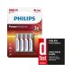Philips LR03P4B/10 - 4 pz. Pila alcalina AAA POWER ALKALINE 1,5V