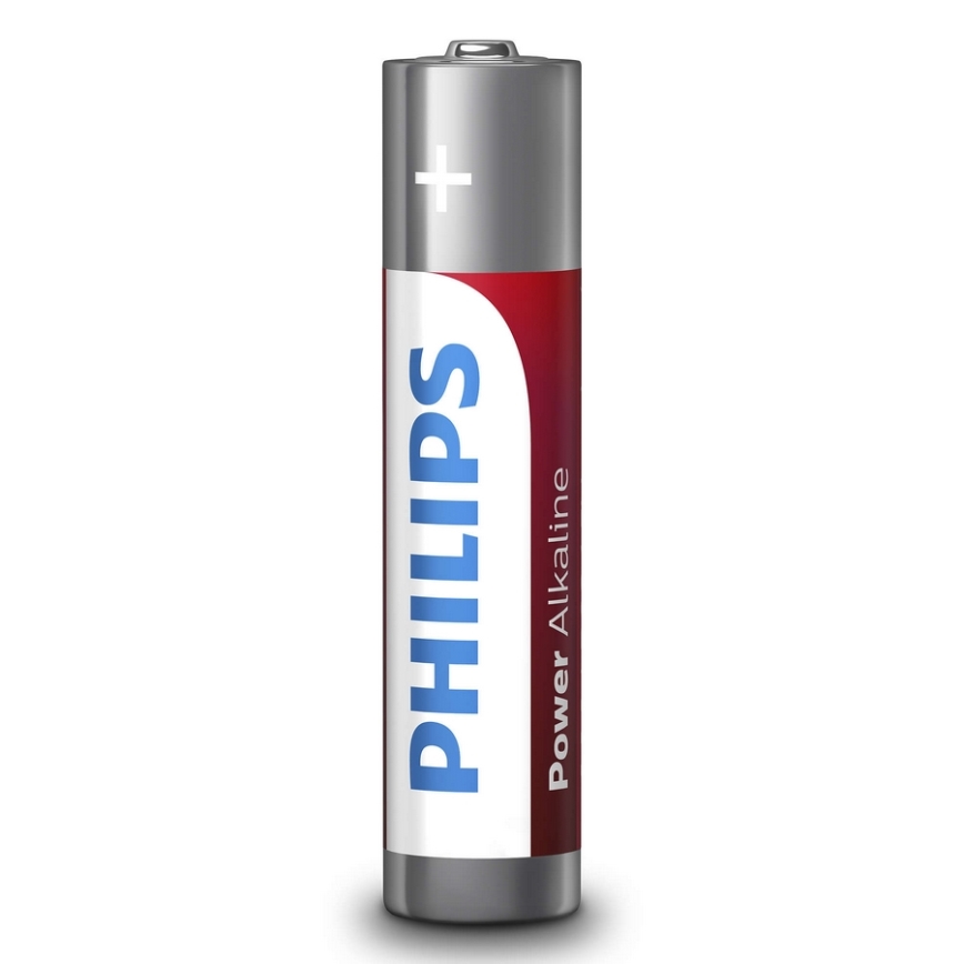 Philips LR03P4F/10 - 4 pz. Pila alcalina AAA POWER ALKALINE 1,5V