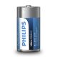 Philips LR14E2B/10 - 2 pz. Pila alcalina C ULTRA ALKALINE 1,5V
