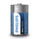 Philips LR20E2B/10 - 2 pz. Pila alcalina D ULTRA ALKALINE 1,5V