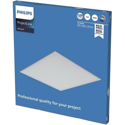 Philips - Panel LED empotrable PROJECTLINE LED/36W/230V 59,5x59,5 cm