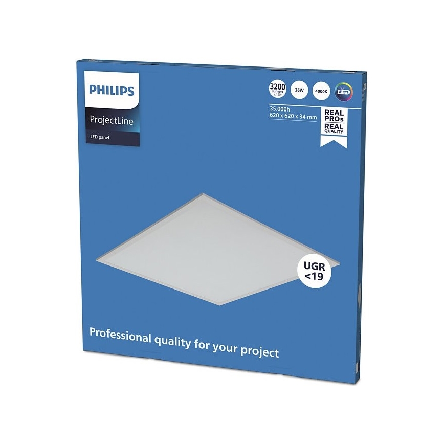 Philips - Panel LED empotrable PROJECTLINE LED/36W/230V 62x62 cm