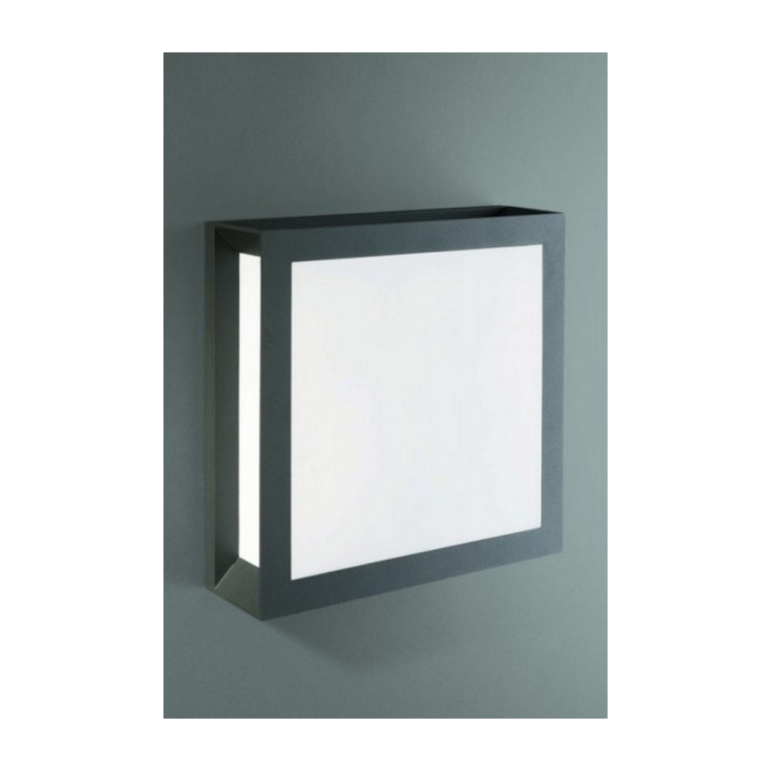 Philips - Plafón de exterior SKIES 2xE27/14W/230V IP44 antracita