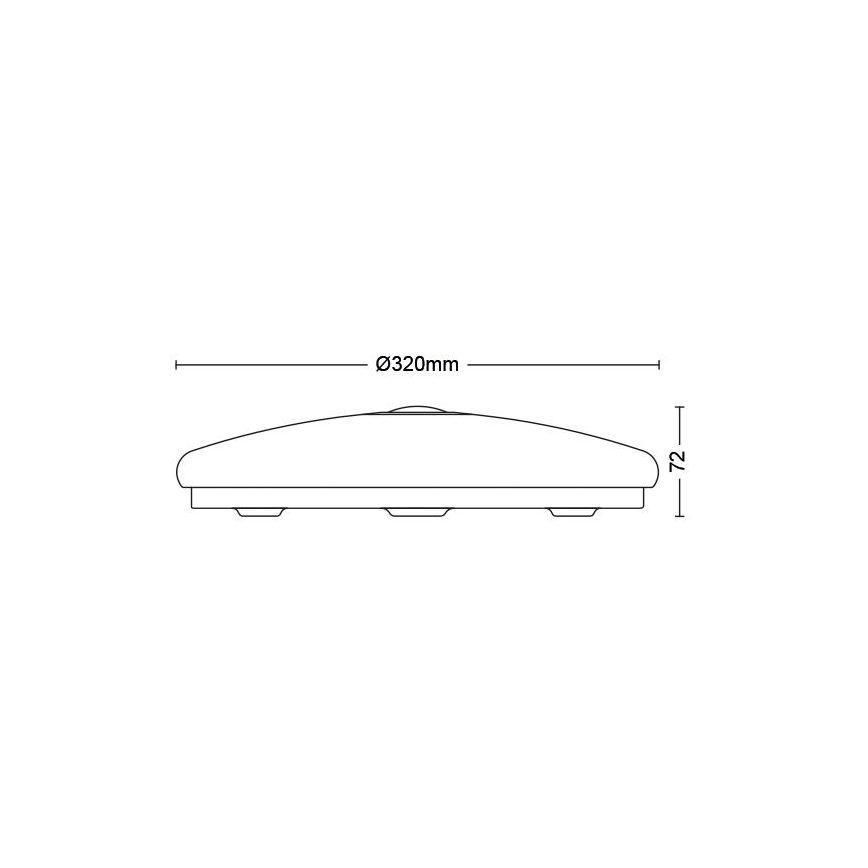 Philips - Plafón LED con sensor LED/16W/230V 2700K