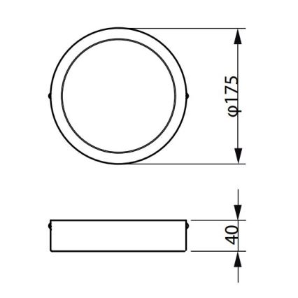 Philips - Plafón LED LEDINAIRE LED/10,5W/230V 3000K IP40