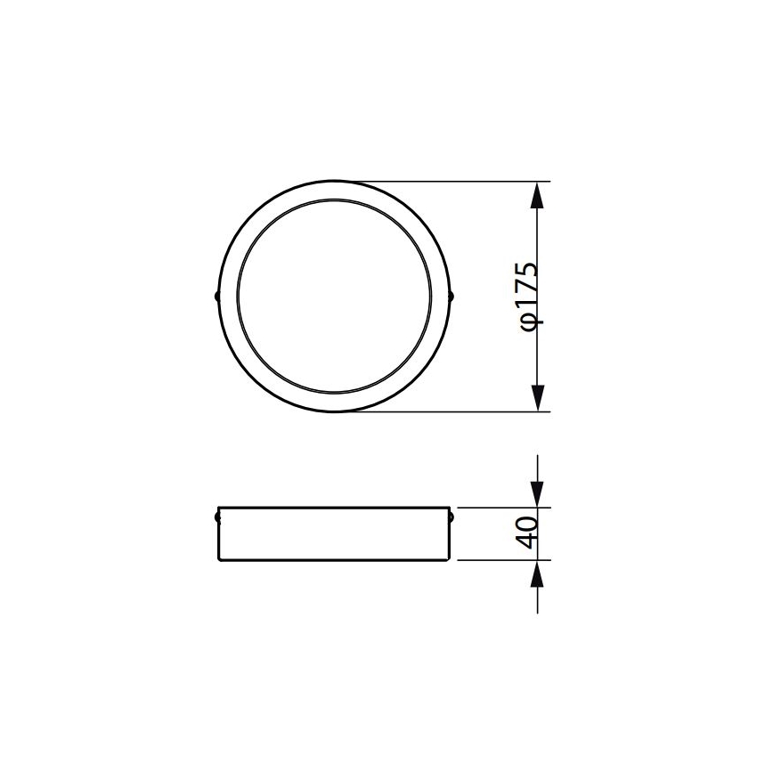 Philips - Plafón LED LEDINAIRE LED/10,5W/230V 3000K IP40