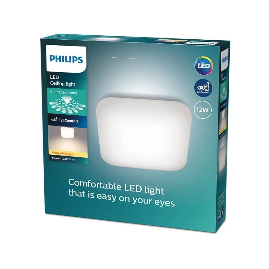 Philips - Plafón LED LED/12W/230V 2700K