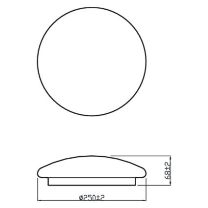 Philips - Plafón LED MOIRE LED/10W/230V