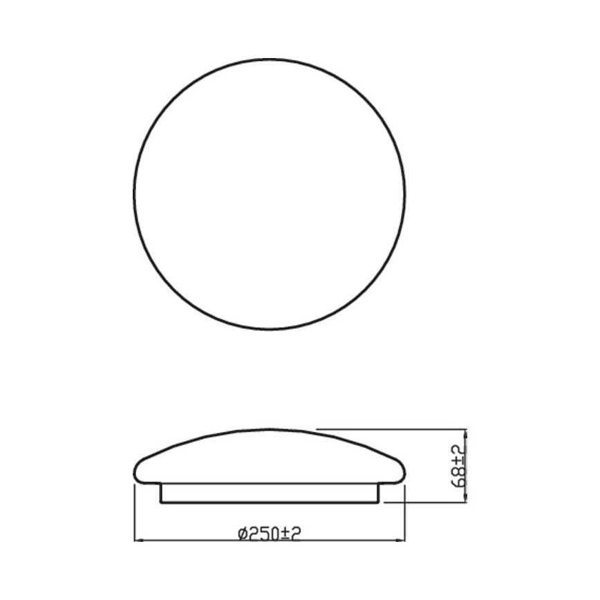 Philips - Plafón LED MOIRE LED/10W/230V