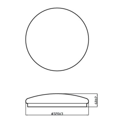 Philips - Plafón LED MOIRE LED/17W/230V