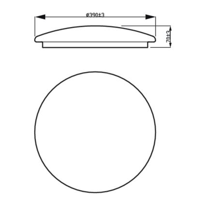 Philips - Plafón LED LED/20W/230V 2700K