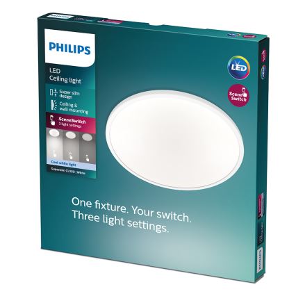 Philips - Plafón LED regulable 1xLED/15W/230V 4000K