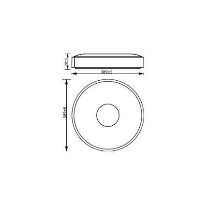Philips - Plafón LED regulable COINER SCENE SWITCH LED/24W/230V 2700K blanco