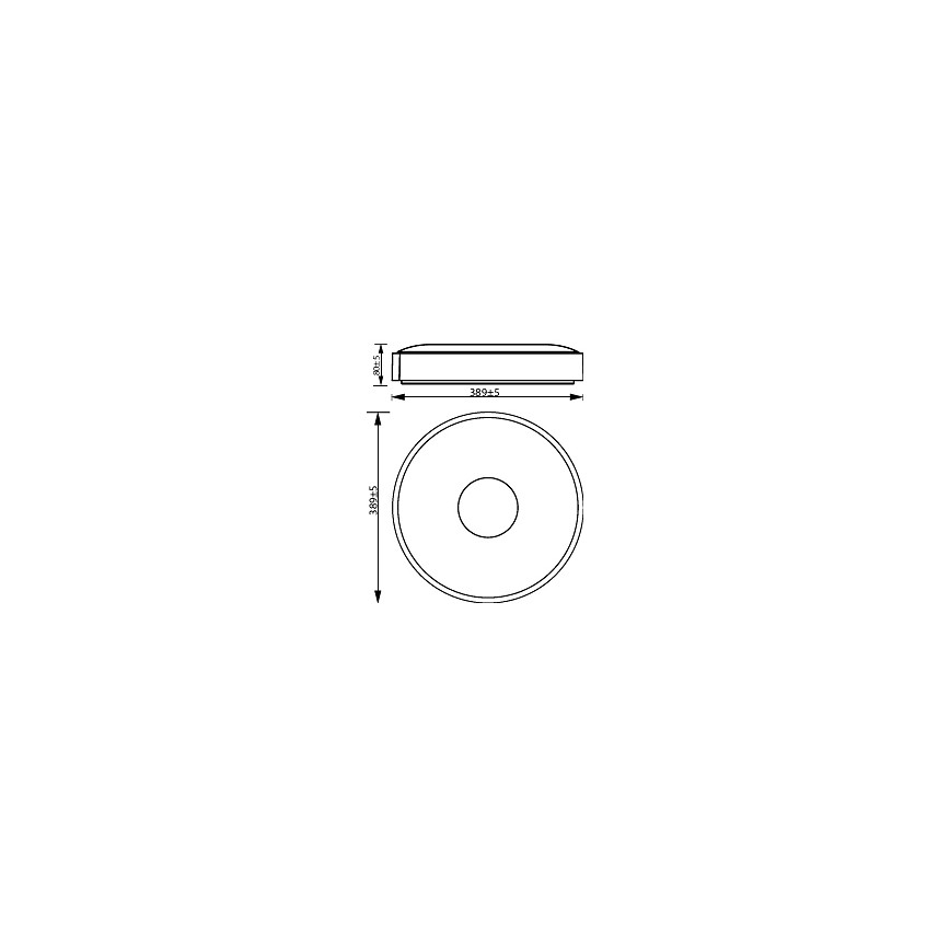 Philips - Plafón LED regulable COINER SCENE SWITCH LED/24W/230V 2700K blanco