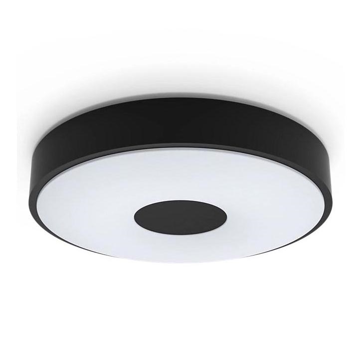 Philips - Plafón LED regulable COINER SCENE SWITCH LED/24W/230V 2700K negro
