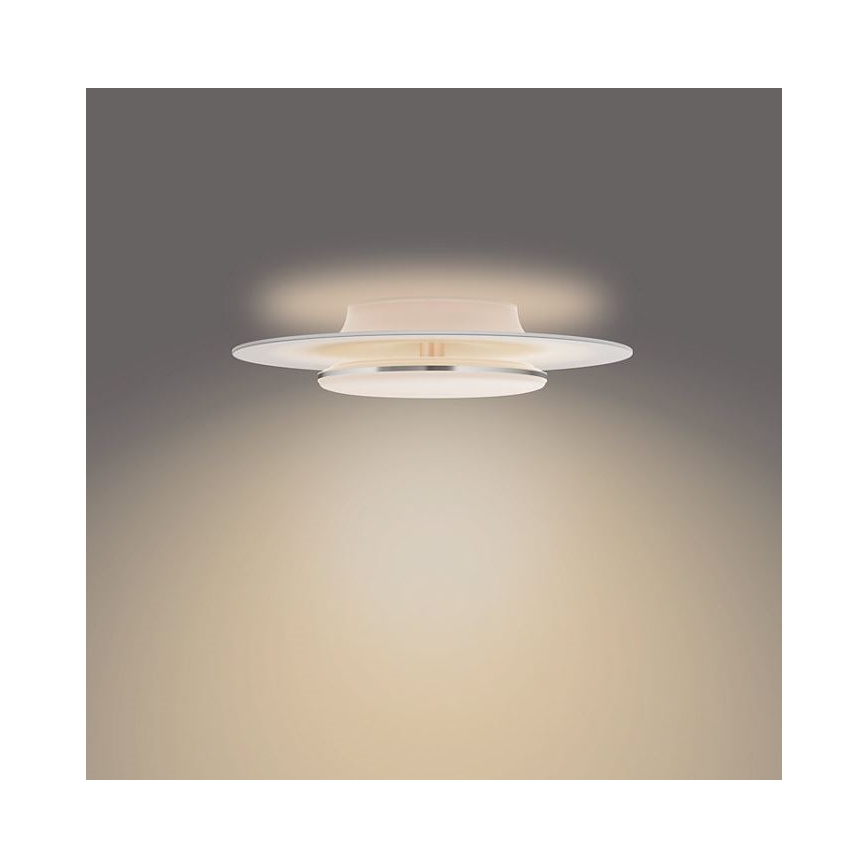 Philips- Plafón LED regulable SCENE SWITCH LED/30W/230V 2700K plata