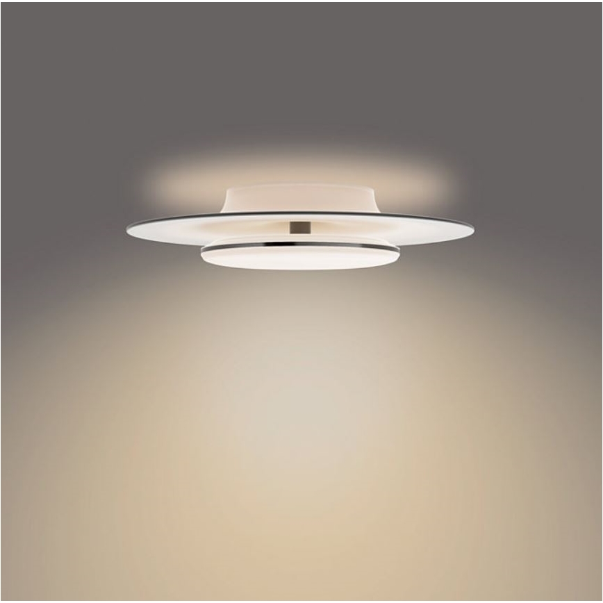 Philips- Plafón LED regulable SCENE SWITCH LED/30W/230V 2700K negro