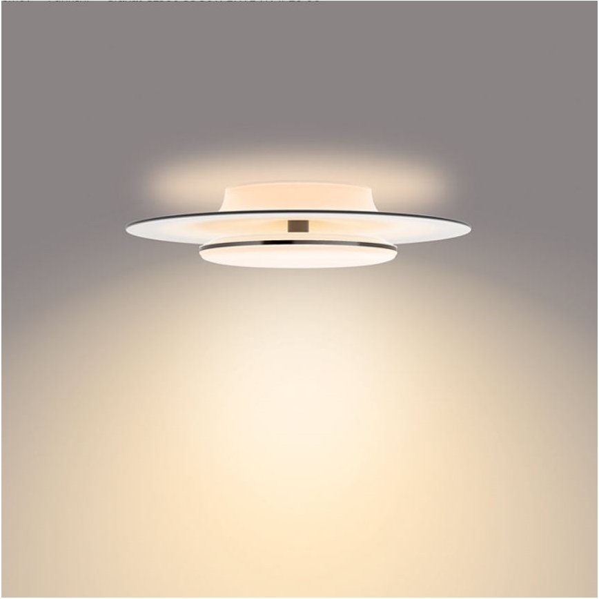 Philips- Plafón LED regulable SCENE SWITCH LED/30W/230V 2700K negro