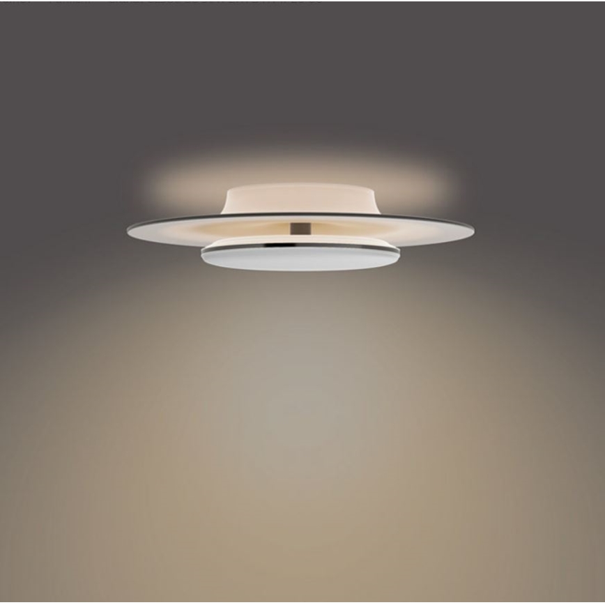 Philips- Plafón LED regulable SCENE SWITCH LED/30W/230V 2700K negro