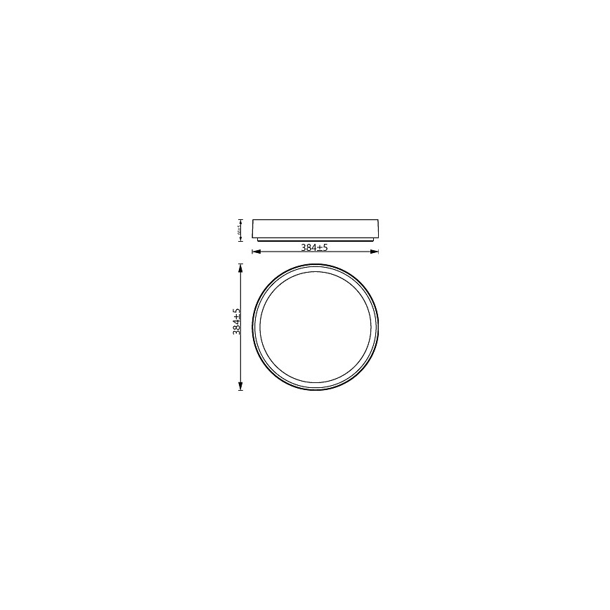 Philips - Plafón LED regulable HANNO LED/24W/230V 2700K negro