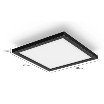 Philips - Plafón LED regulable Hue AURELLE LED/19W/230V + control remoto