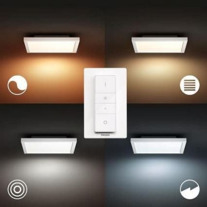 Philips - Plafón LED regulable Hue LED/19W/230V 2200-6500K + mando a distancia