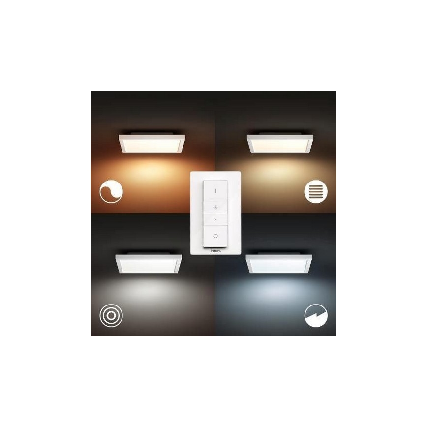 Philips - Plafón LED regulable Hue LED/19W/230V 2200-6500K + mando a distancia