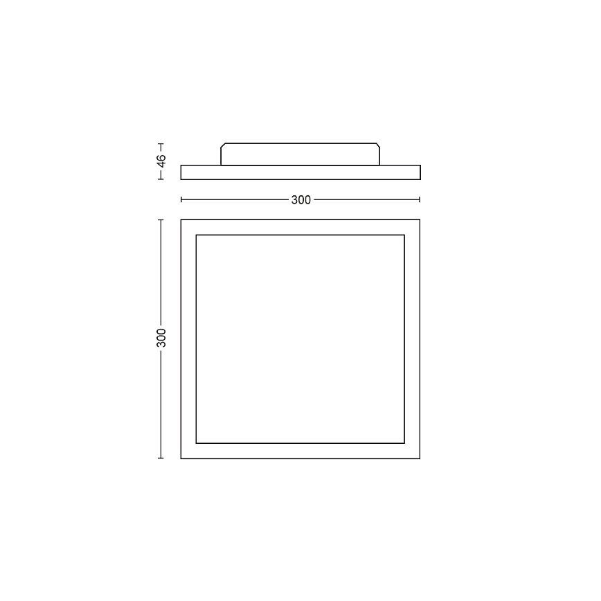 Philips - Plafón LED regulable Hue LED/19W/230V 2200-6500K + mando a distancia