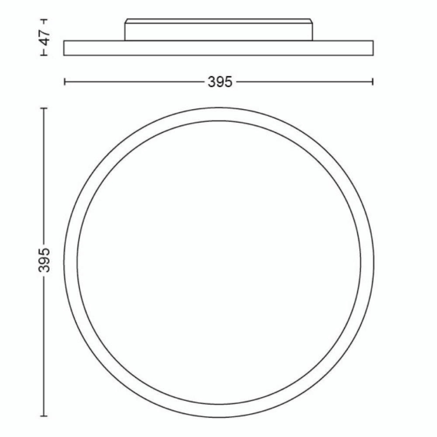 Philips - Plafón LED regulable Hue LED/19W/230V 2200-6500K + control remoto