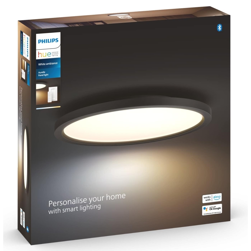 Philips - Plafón LED regulable Hue AURELLE LED/24,5W/230V + control remoto