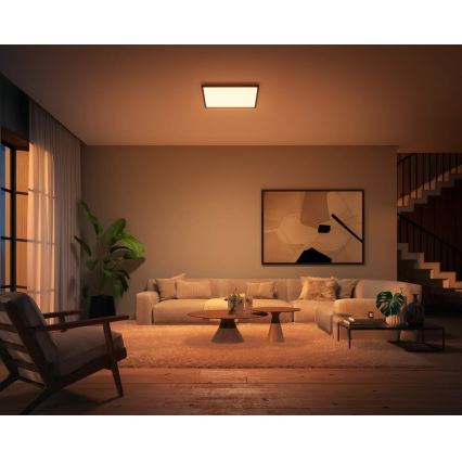 Philips - Plafón LED regulable Hue AURELLE LED/39W/230V + control remoto