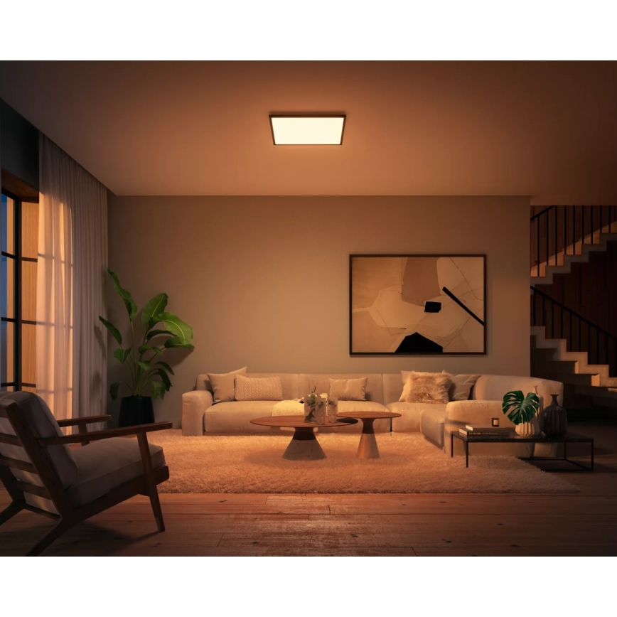 Philips - Plafón LED regulable Hue AURELLE LED/39W/230V + control remoto