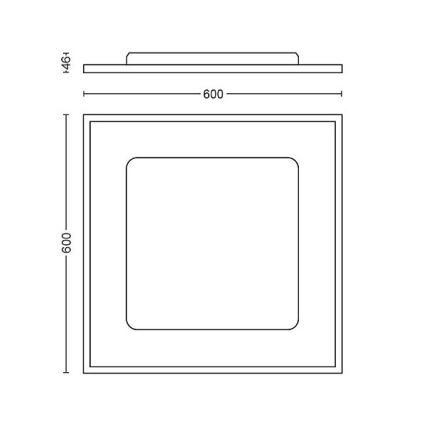 Philips - Plafón LED regulable Hue LED/39W/230V 2200-6500K + control remoto