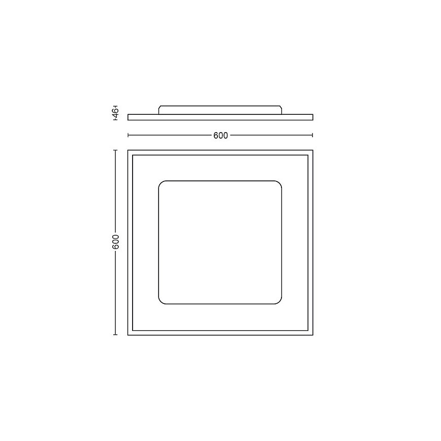 Philips - Plafón LED regulable Hue LED/39W/230V 2200-6500K + control remoto