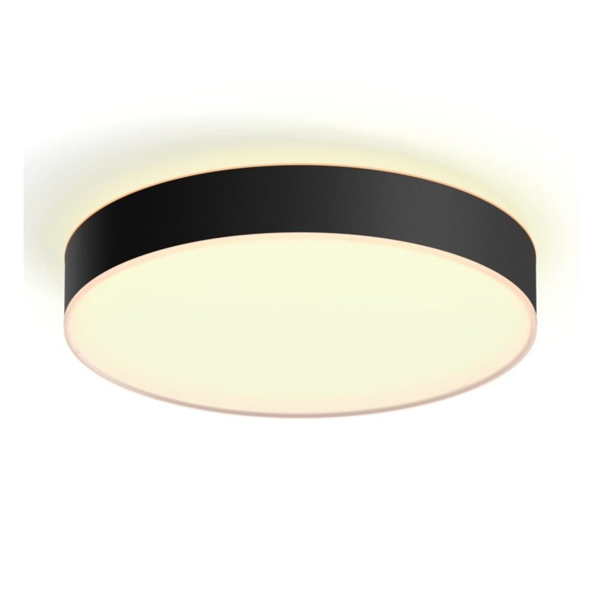 Philips - Plafón LED regulable Hue LED/33,5W/230V 2200-6500K d. 425 mm negro + mando a distancia