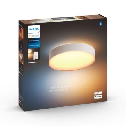 Philips - Plafón LED regulable Hue LED/19,2W/230V 2200-6500K d. 381 mm blanco + mando a distancia