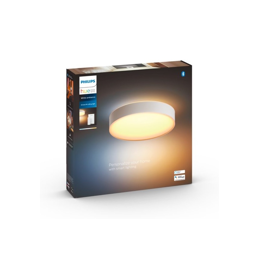 Philips - Plafón LED regulable Hue LED/19,2W/230V 2200-6500K d. 381 mm blanco + mando a distancia