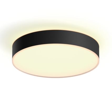 Philips - Plafón LED regulable Hue LED/19,2W/230V 2200-6500K d. 381 mm negro + mando a distancia