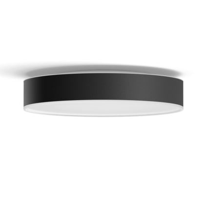 Philips - Plafón LED regulable Hue LED/19,2W/230V 2200-6500K d. 381 mm negro + mando a distancia