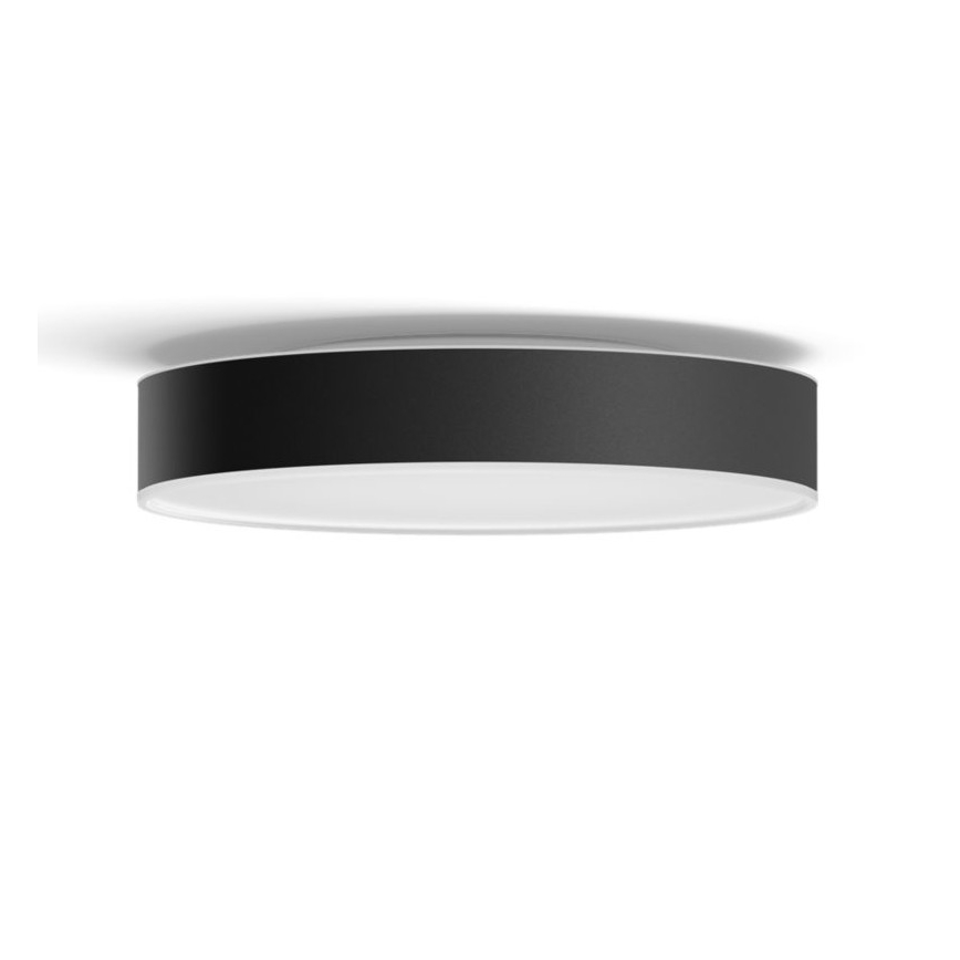 Philips - Plafón LED regulable Hue LED/19,2W/230V 2200-6500K d. 381 mm negro + mando a distancia