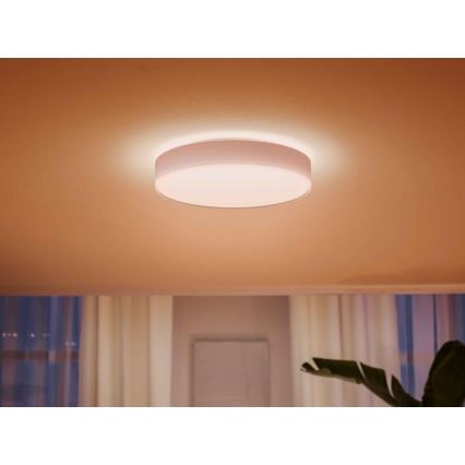 Philips - Plafón LED regulable Hue LED/33,5W/230V 2200-6500K d. 425 mm blanco + mando a distancia