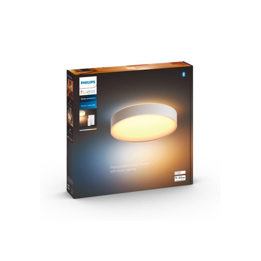 Philips - Plafón LED regulable Hue LED/33,5W/230V 2200-6500K d. 425 mm blanco + mando a distancia