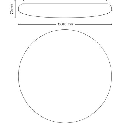 Philips - Plafón LED regulable LED/24W/230V 2700-6500K + control remoto