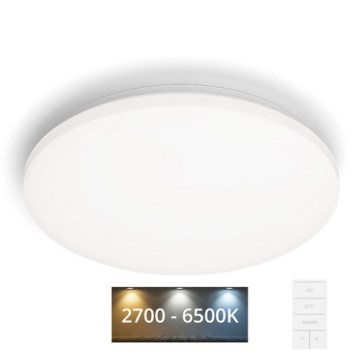 Philips - Plafón LED regulable LED/40W/230V 2700-6500K + control remoto