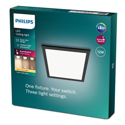 Philips - Plafón LED regulable SCENE SWITCH LED/12W/230V 2700K