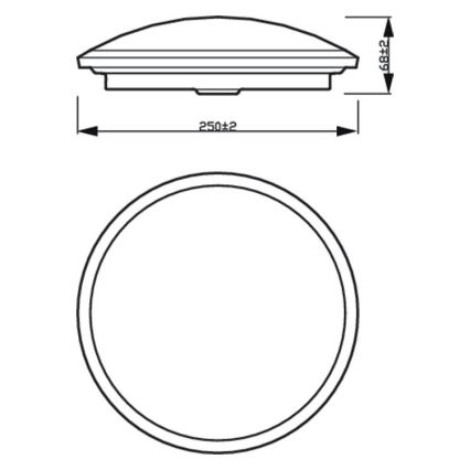 Philips - Plafón LED regulable SCENE SWITCH LED/12W/230V